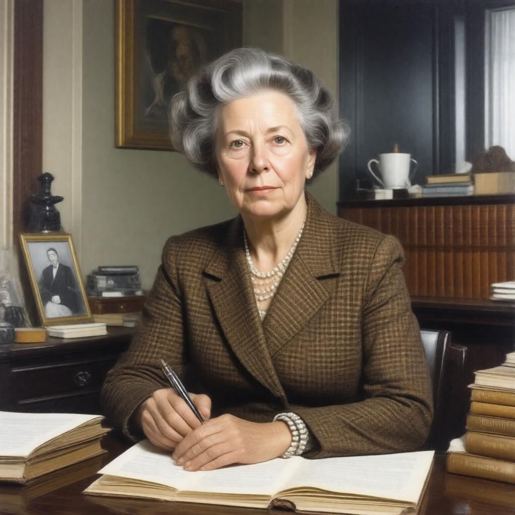 AI-created image of Anna Eleanor Roosevelt Dall