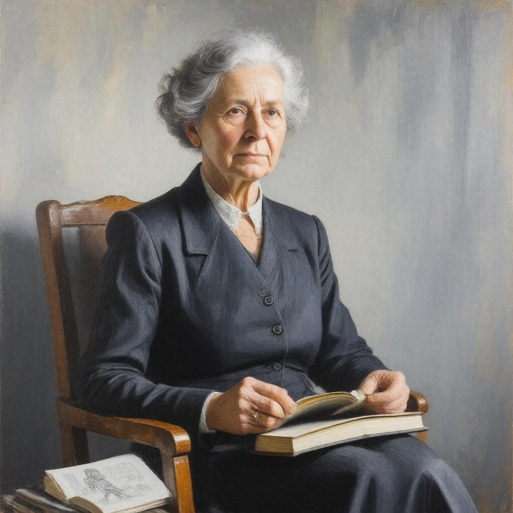 AI-created image of Anna Freud