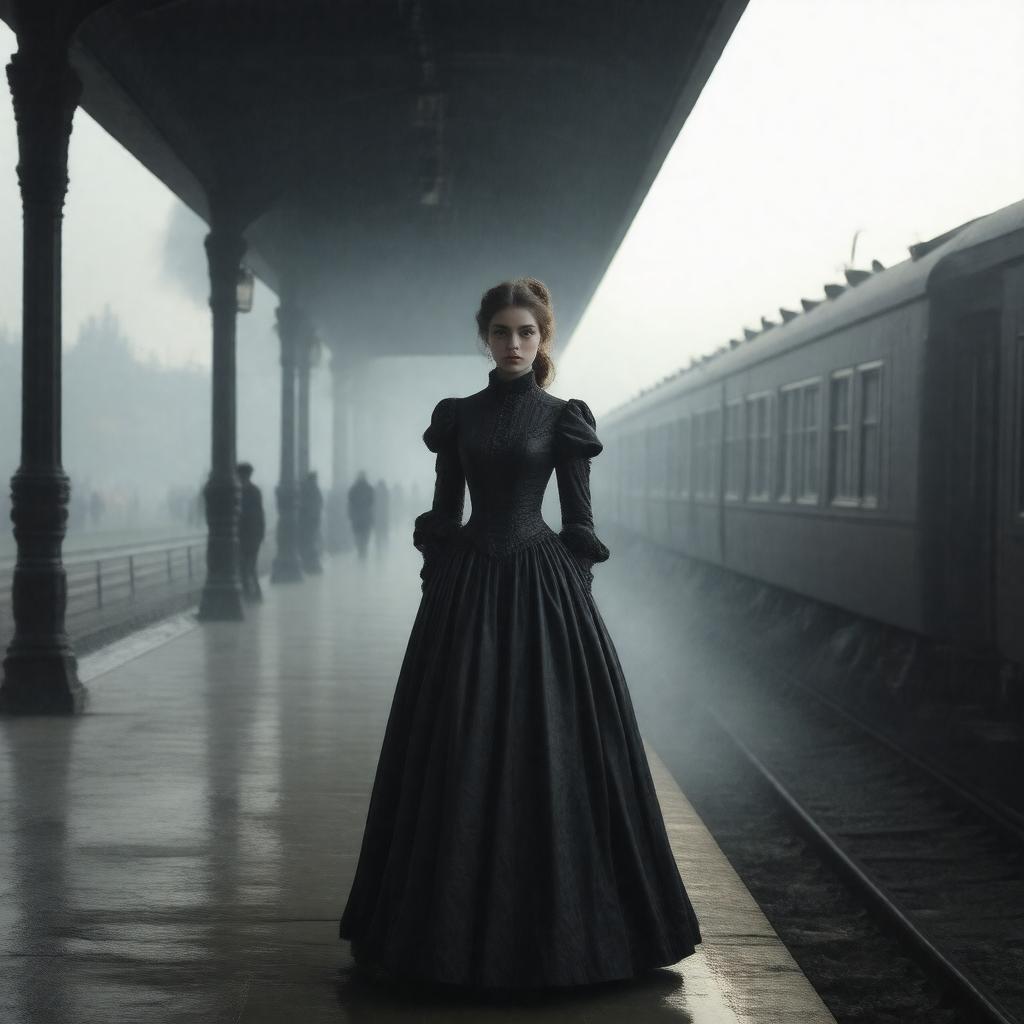 AI-created image of Anna Karenina
