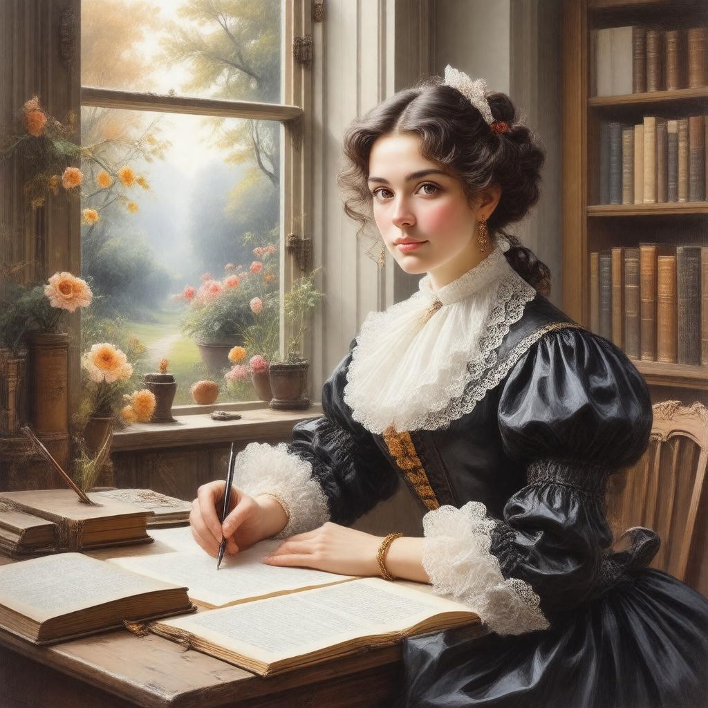 AI-created image of Anna Laetitia Barbauld