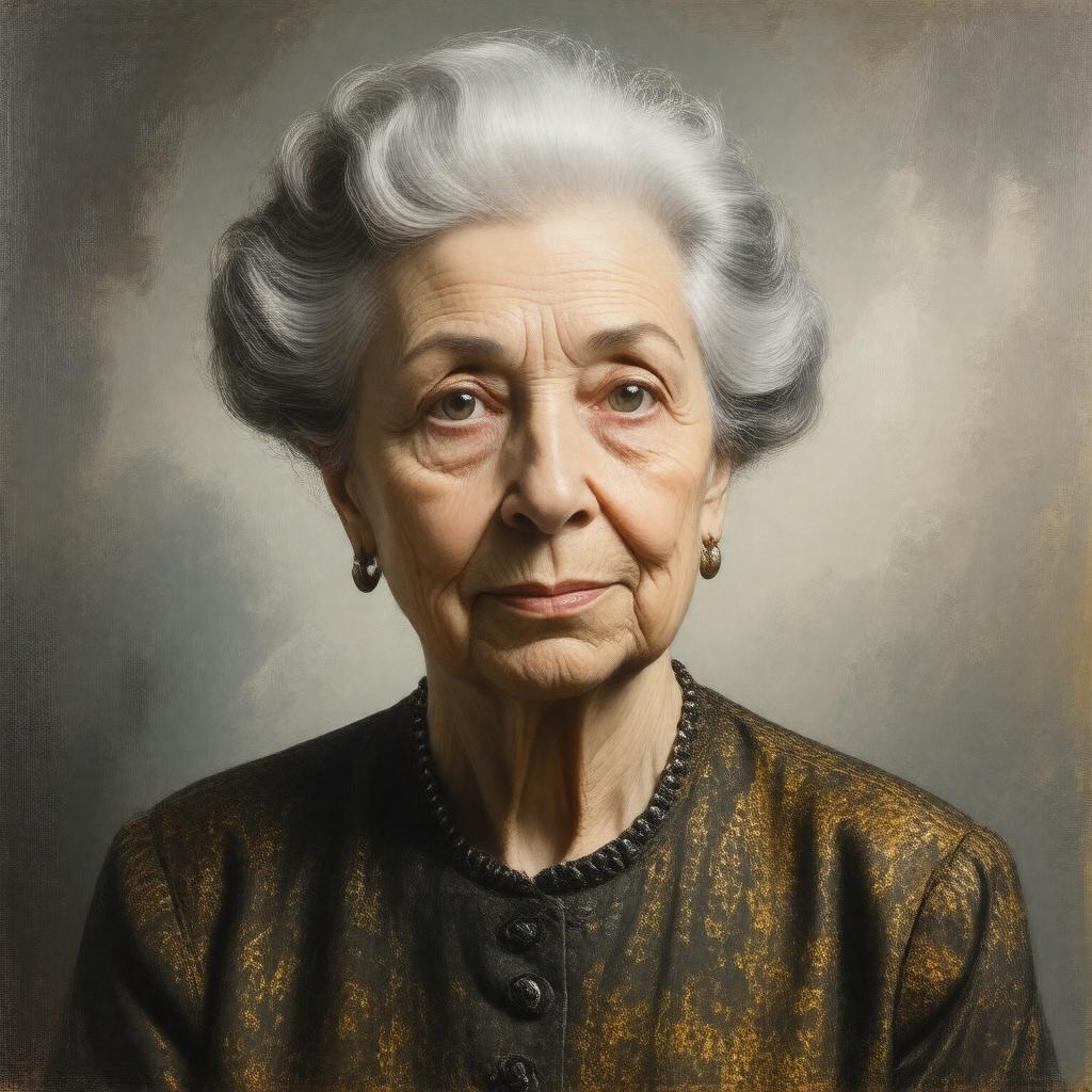 AI-created image of Anna Levi-Montalcini