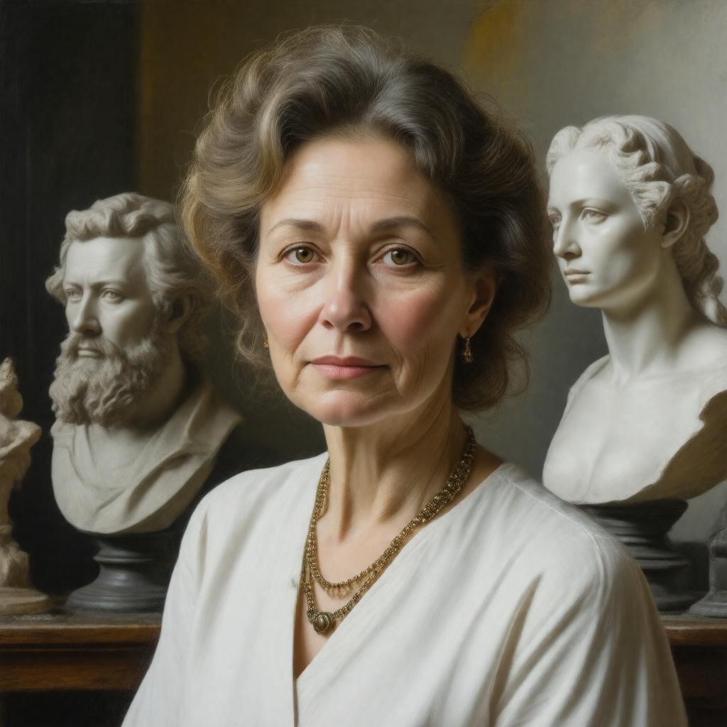 AI-created image of Anna Mahler