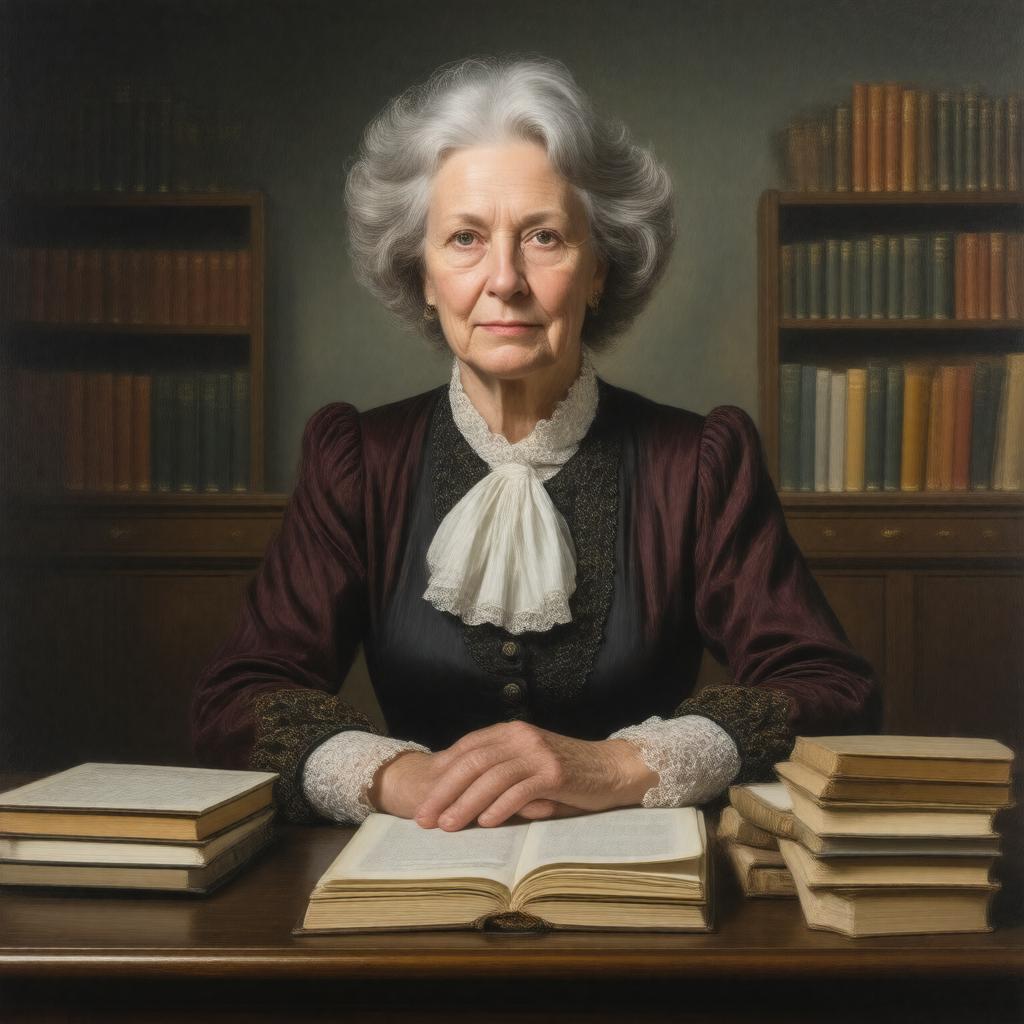 Click to view larger image AI-created image of Anna Marie Roos