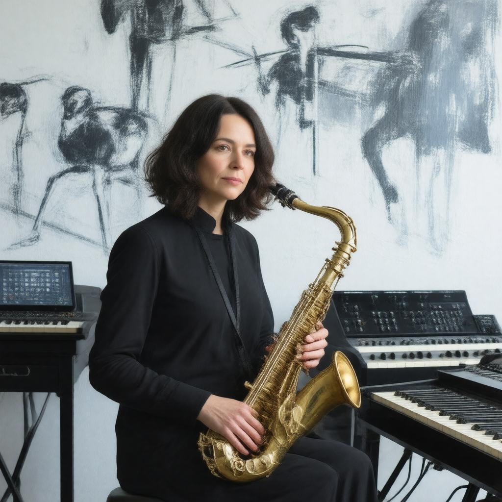 AI-created image of Anna Meredith