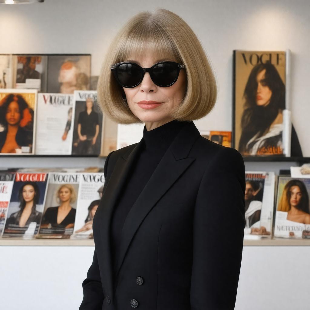 AI-created image of Anna Wintour
