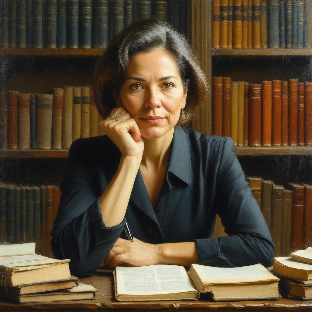 AI-created image of Anne Applebaum