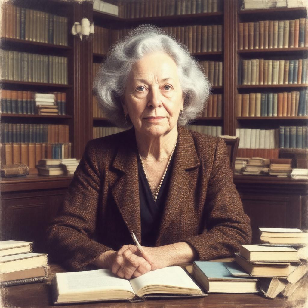 AI-created image of Anne Bernays