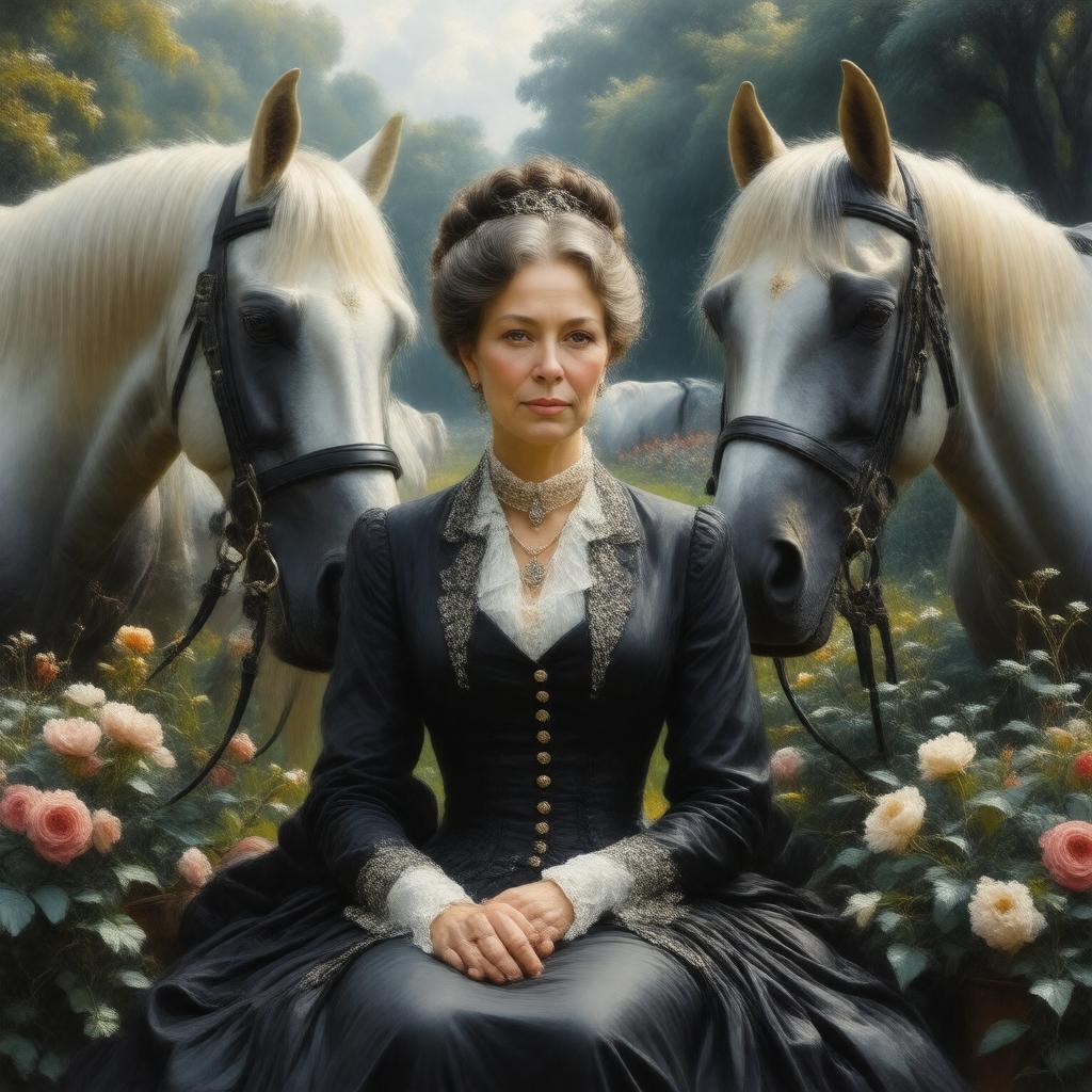 AI-created image of Anne Blunt, 15th Baroness Wentworth