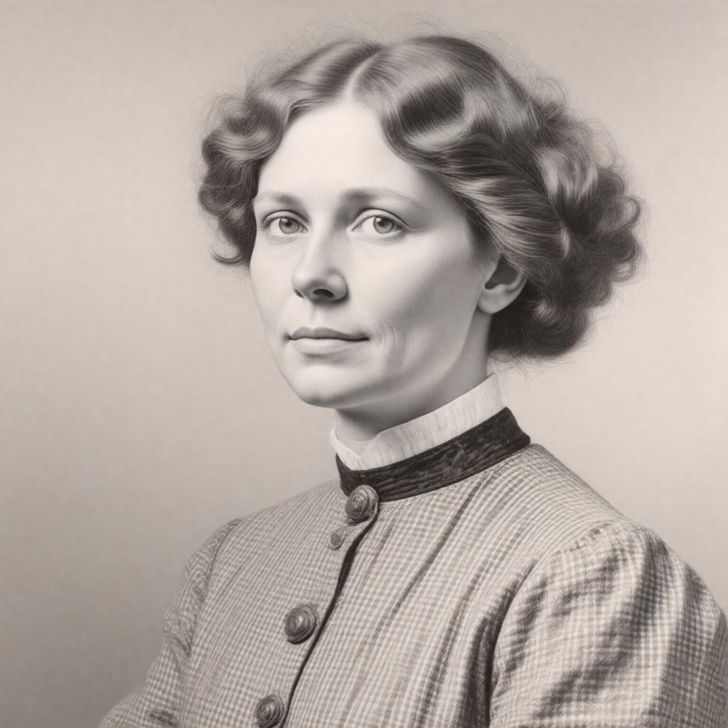 AI-created image of Anne Cobden-Sanderson