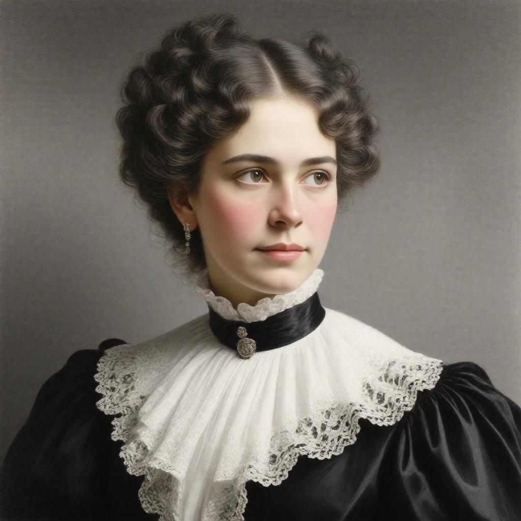 Click to view larger image AI-created image of Anne Garnett