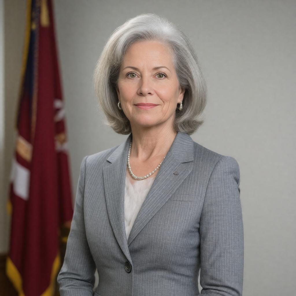 AI-created image of Anne Gust Brown