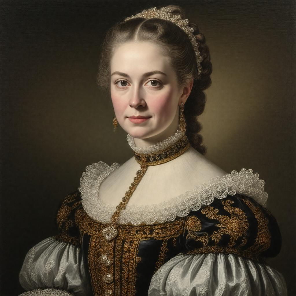 Click to view larger image AI-created image of Anne Horton