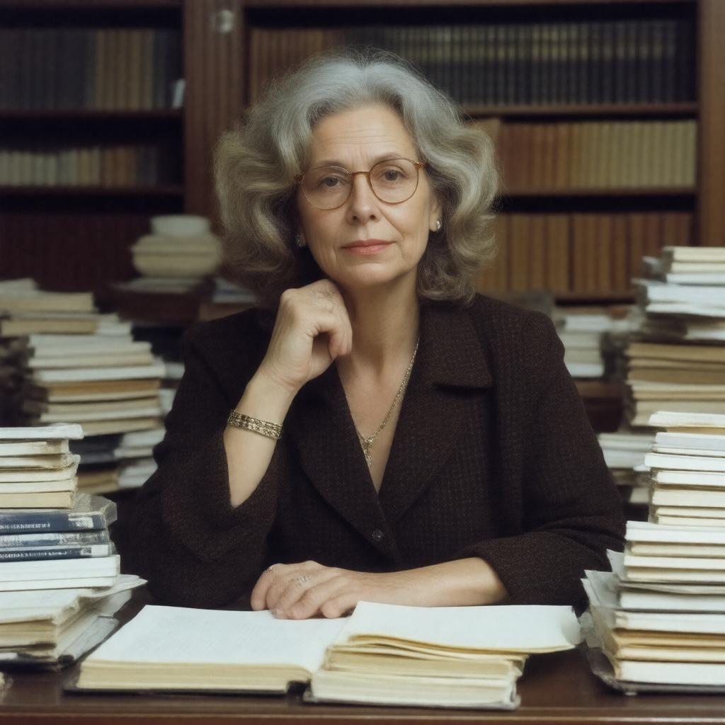 AI-created image of Anne Treisman