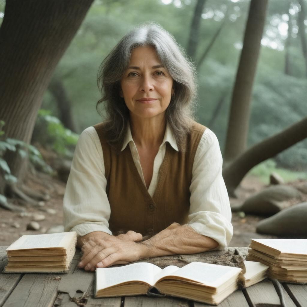 AI-created image of Anne Waldman