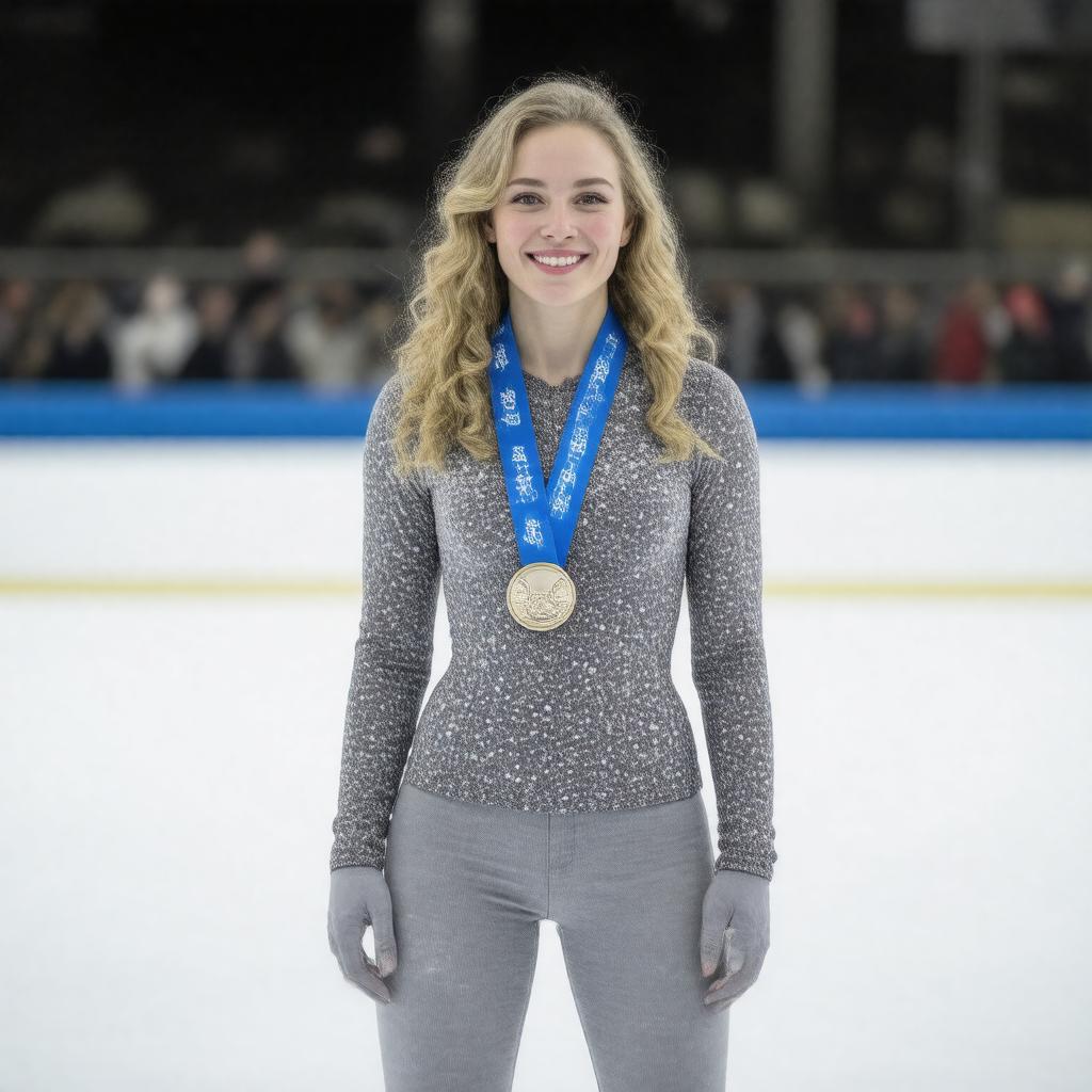 AI-created image of Anni Friesinger