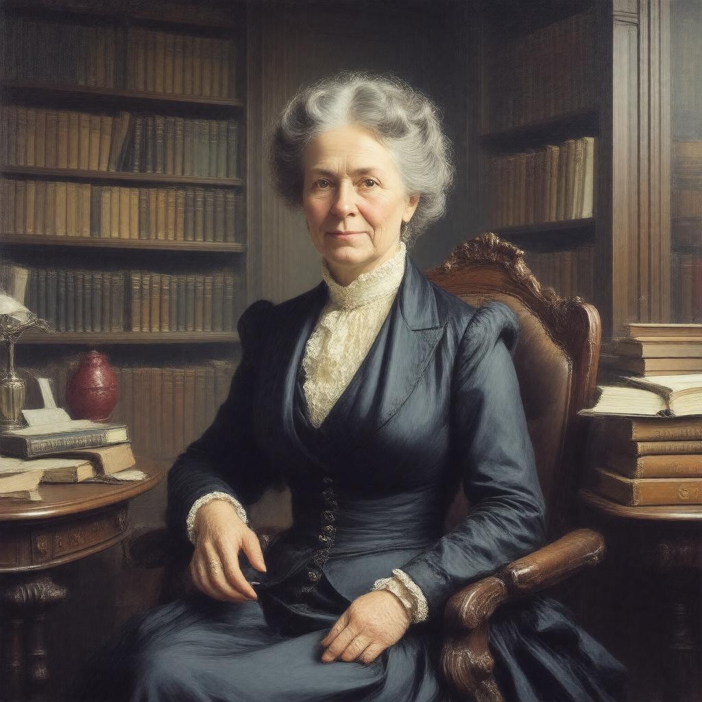 AI-created image of Annie Adams Fields