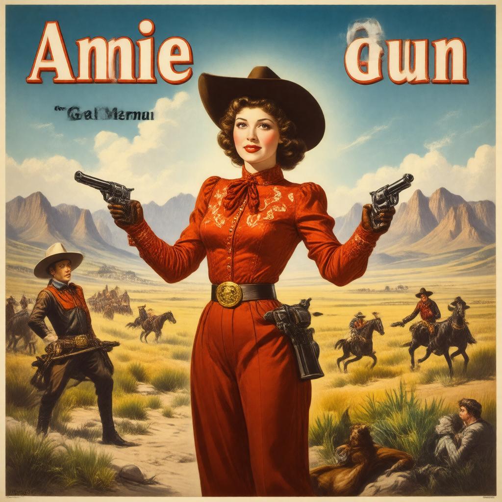 AI-created image of Annie Get Your Gun
