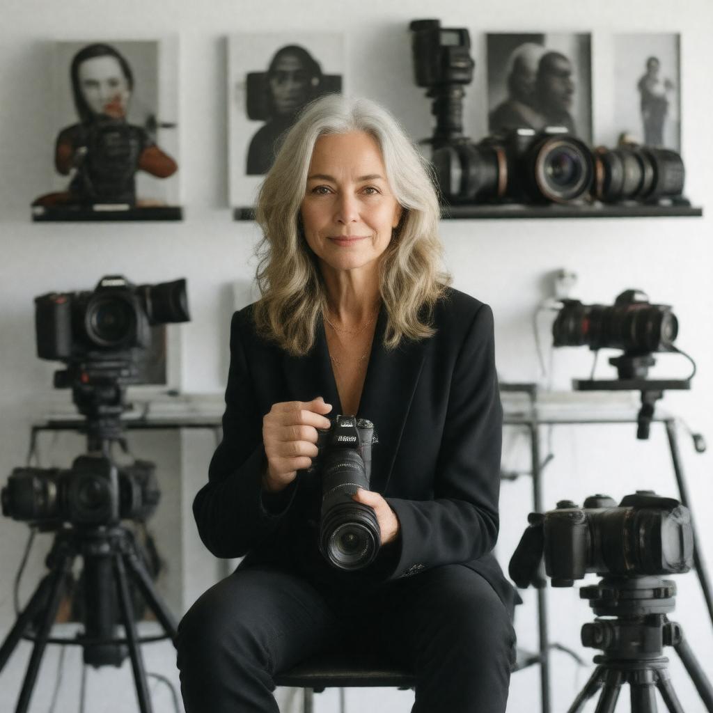 AI-created image of Annie Leibovitz