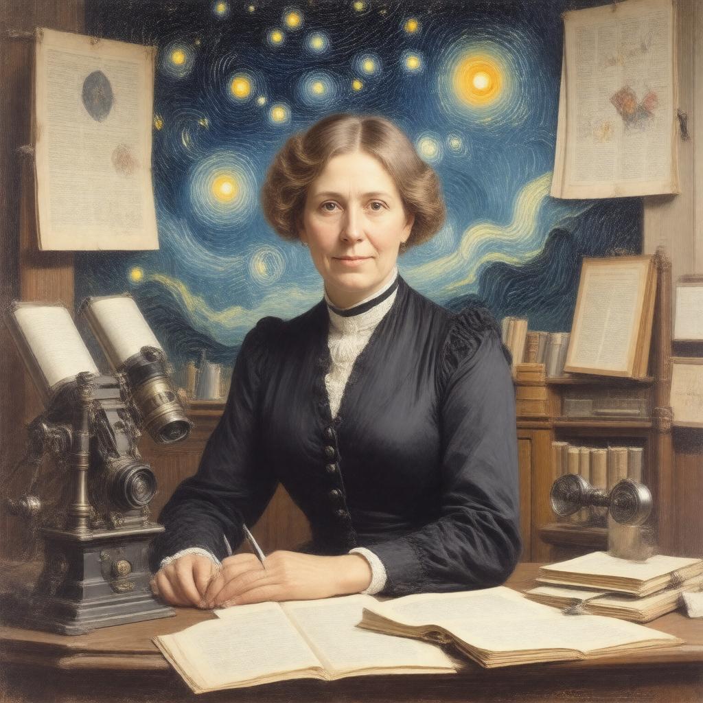 AI-created image of Annie Scott Dill Maunder