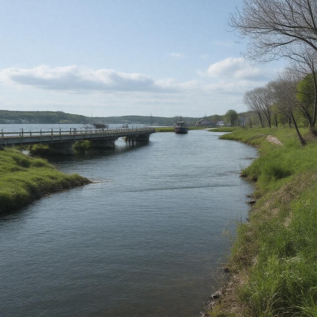 AI-created image of Annisquam River