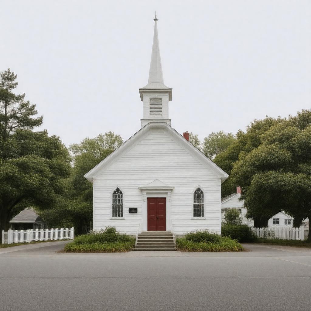 AI-created image of Annisquam Village Church
