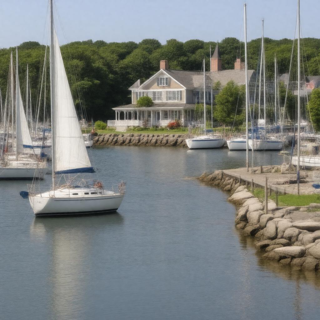 AI-created image of Annisquam Yacht Club