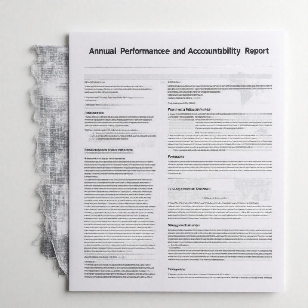 AI-created image of Annual Performance and Accountability Report