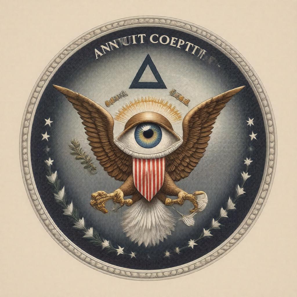 Click to view larger image AI-created image of Annuit Coeptis