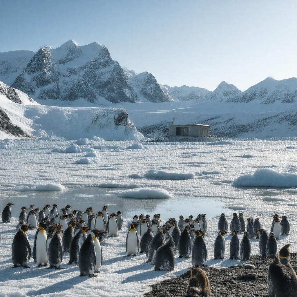 AI-created image of Antarctic