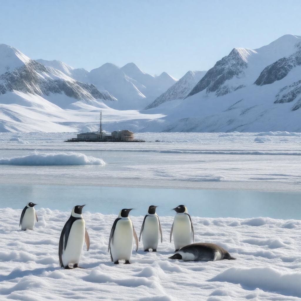 AI-created image of Antarctica