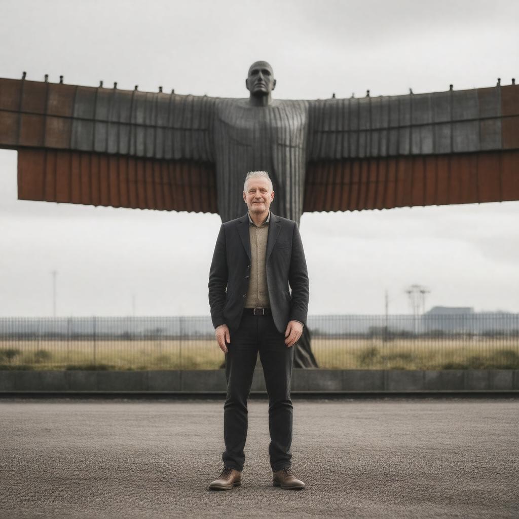 AI-created image of Anthony Gormley