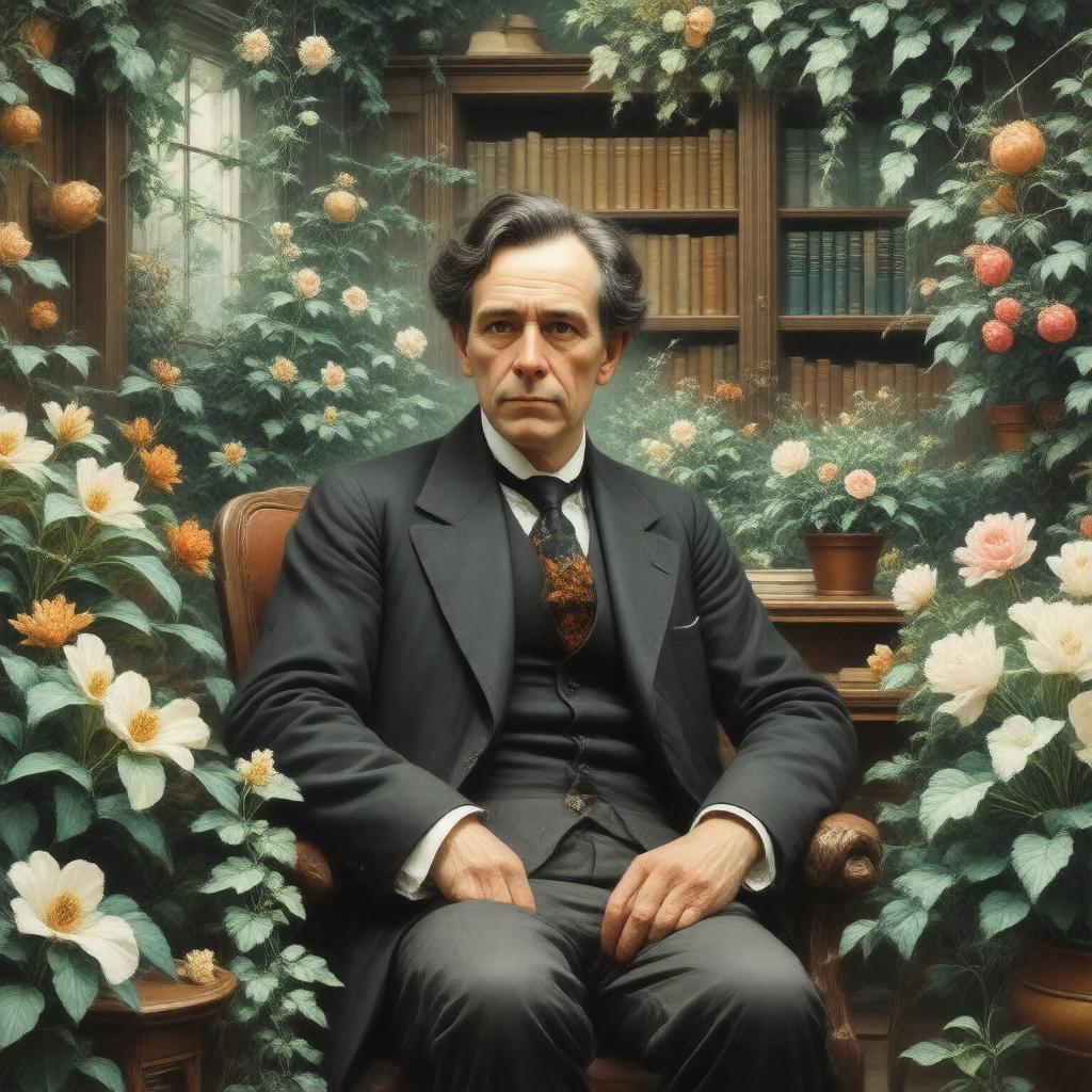 AI-created image of Anthony Julian Huxley