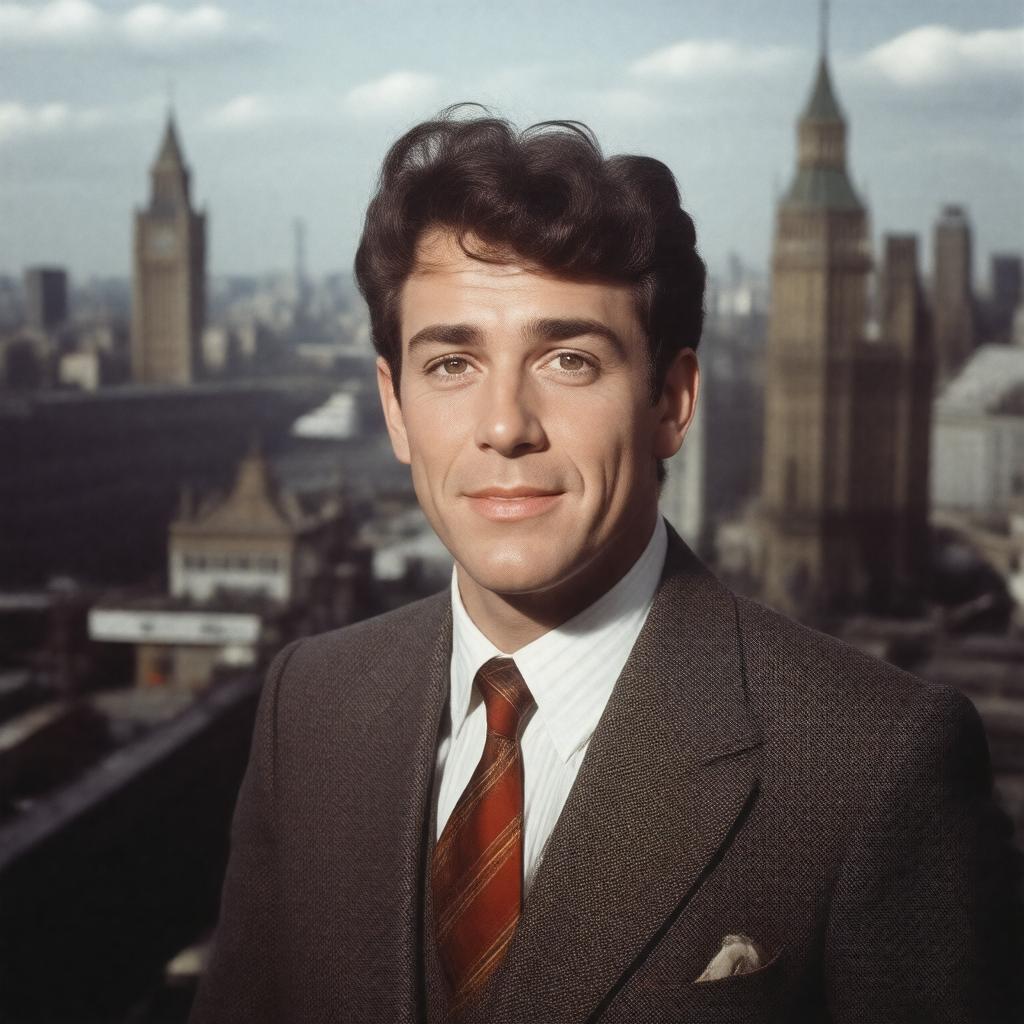 AI-created image of Anthony Newley