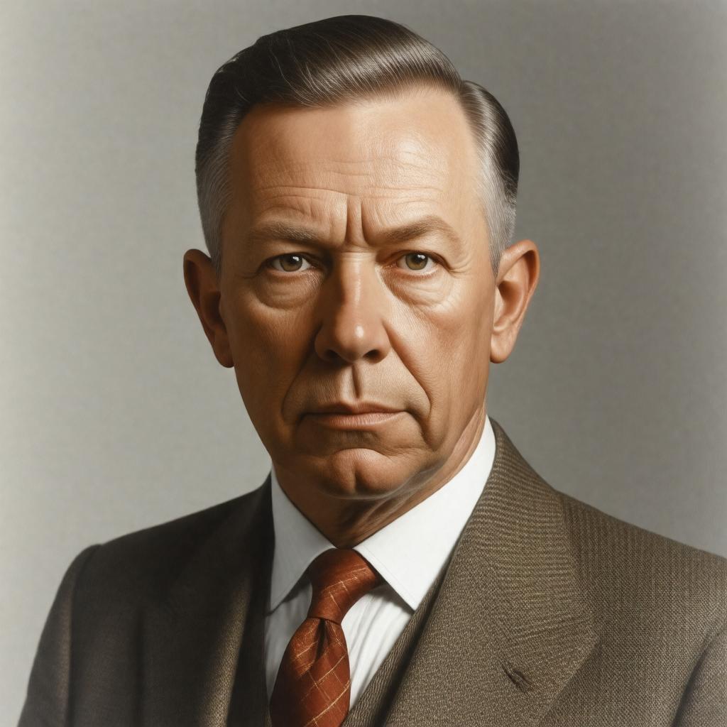 AI-created image of Anthony Quayle