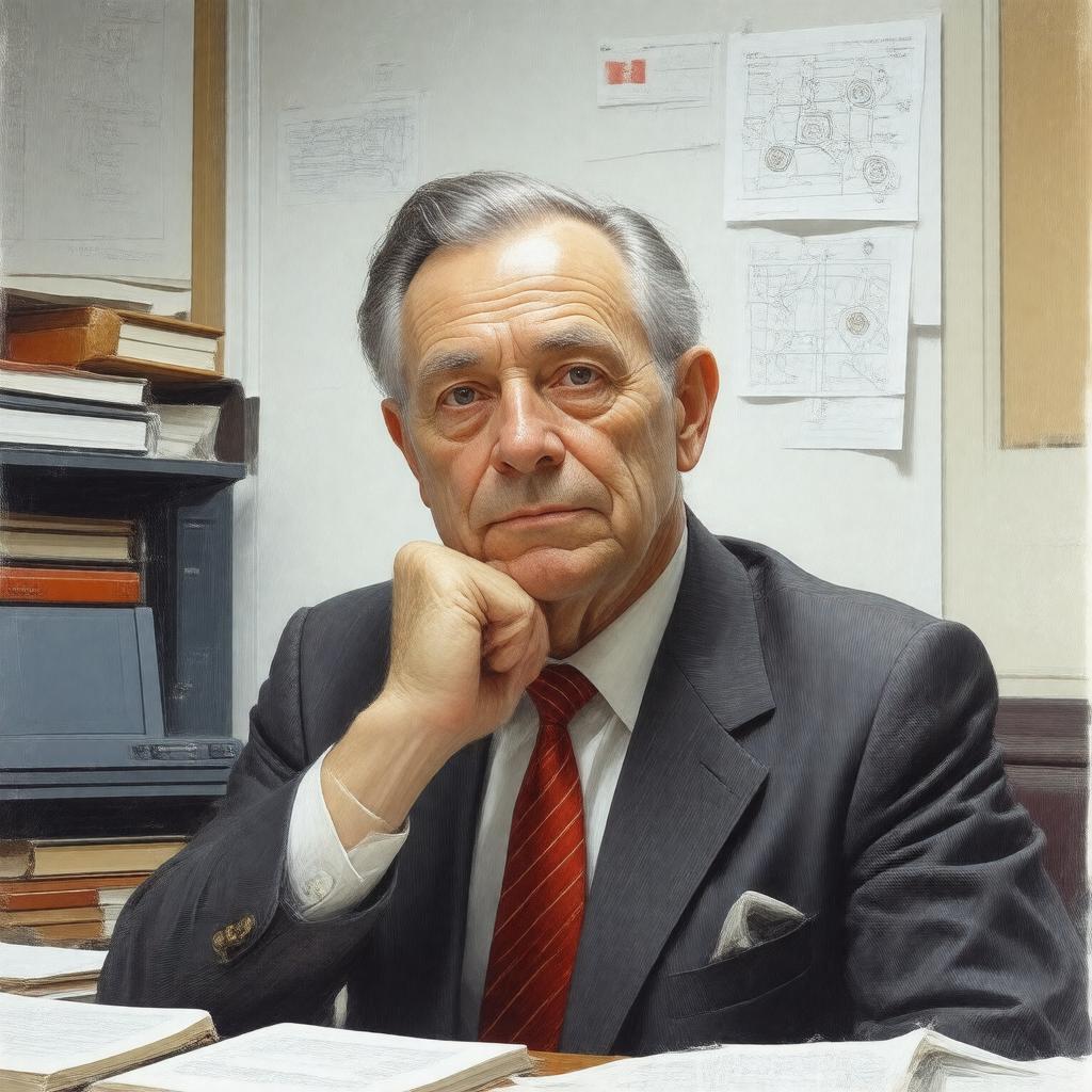 AI-created image of Anthony Stafford Beer