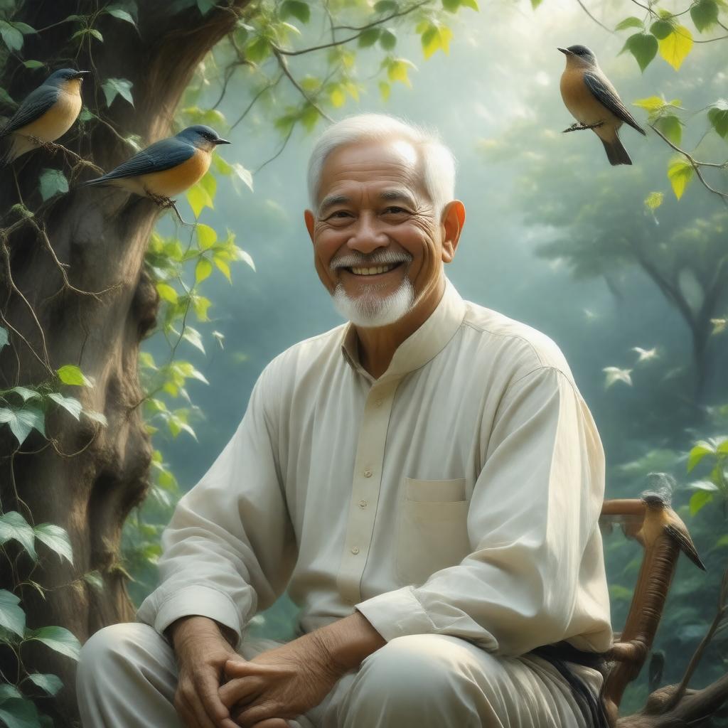 AI-created image of Anthony de Mello