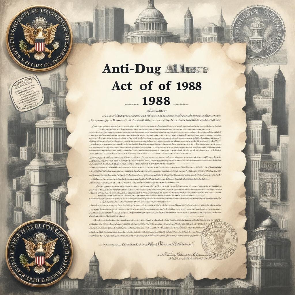 AI-created image of Anti-Drug Abuse Act of 1988