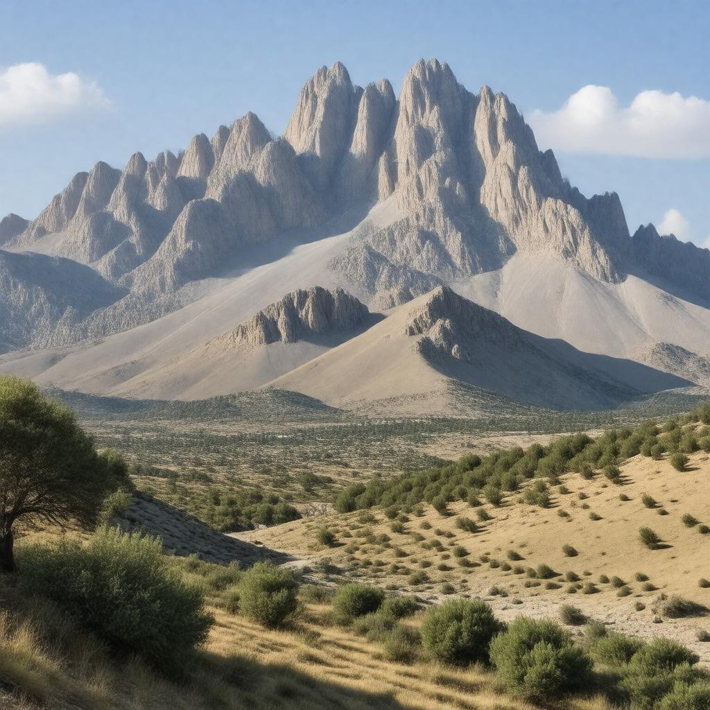 AI-created image of Anti-Lebanon Mountains