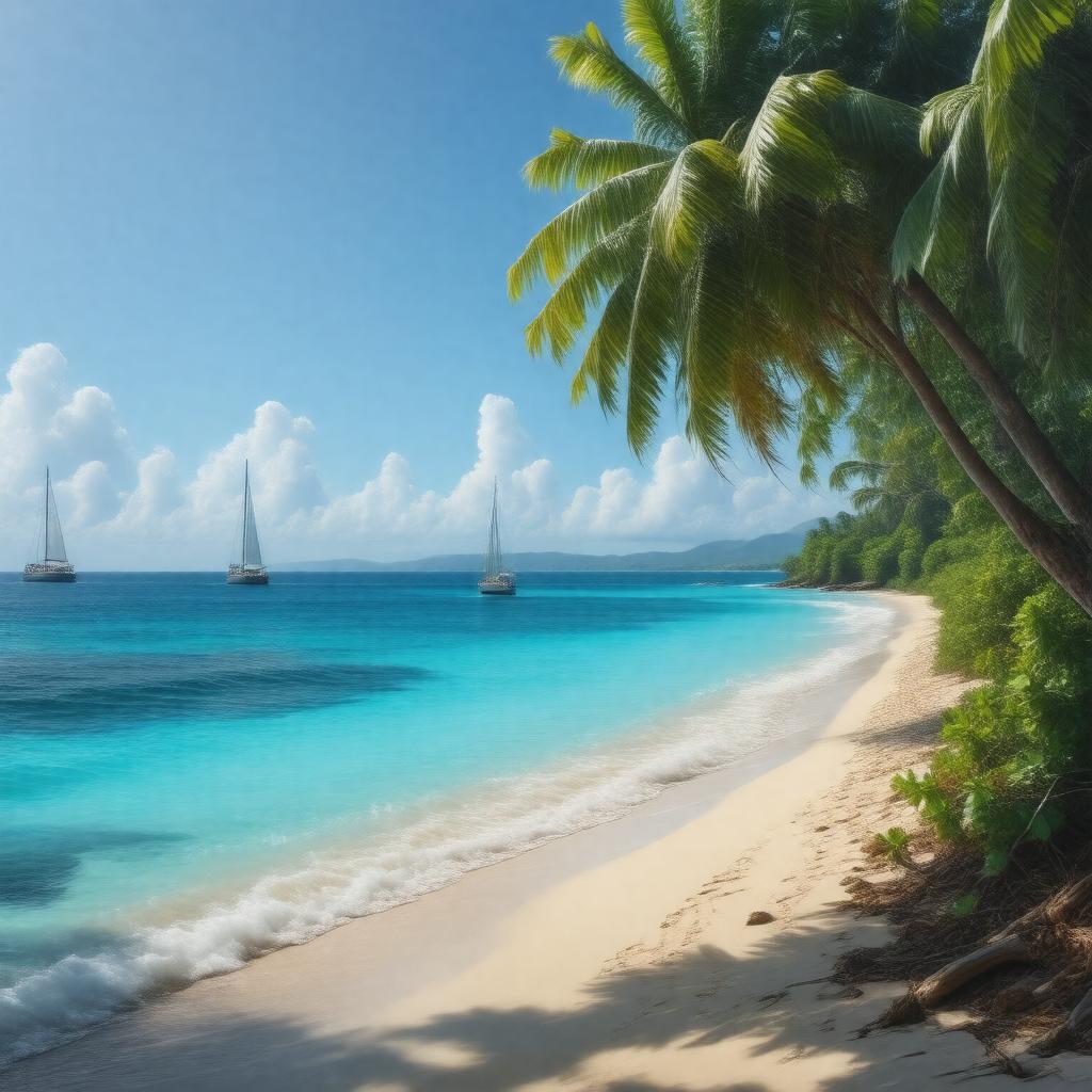 AI-created image of Antigua and Barbuda