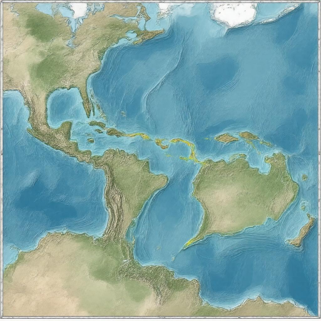 Click to view larger image AI-created image of Antilles Current