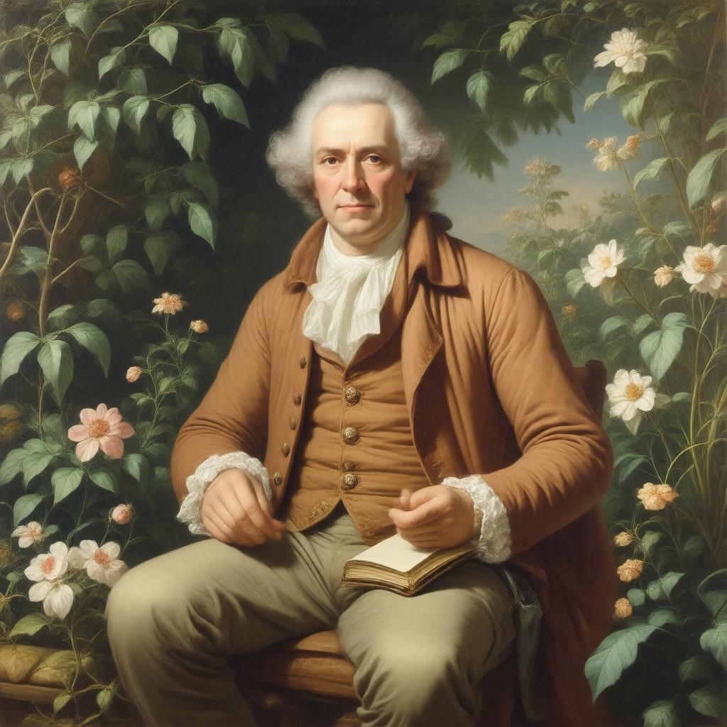 AI-created image of Antoine Laurent de Jussieu