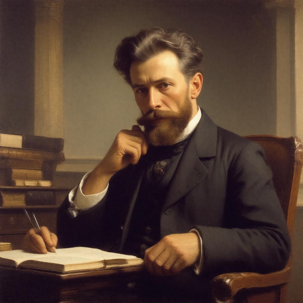 AI-created image of Anton Chekhov