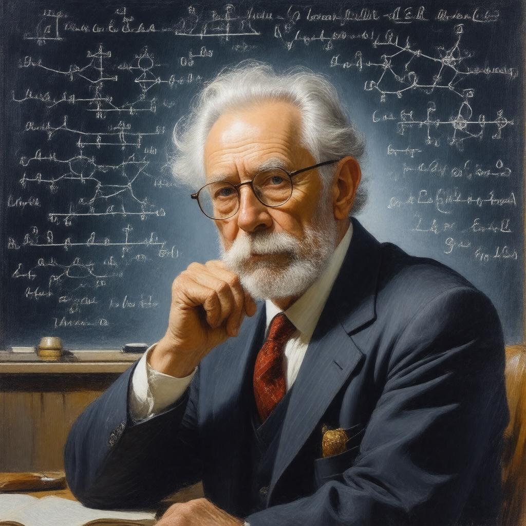 AI-created image of Anton Zeilinger