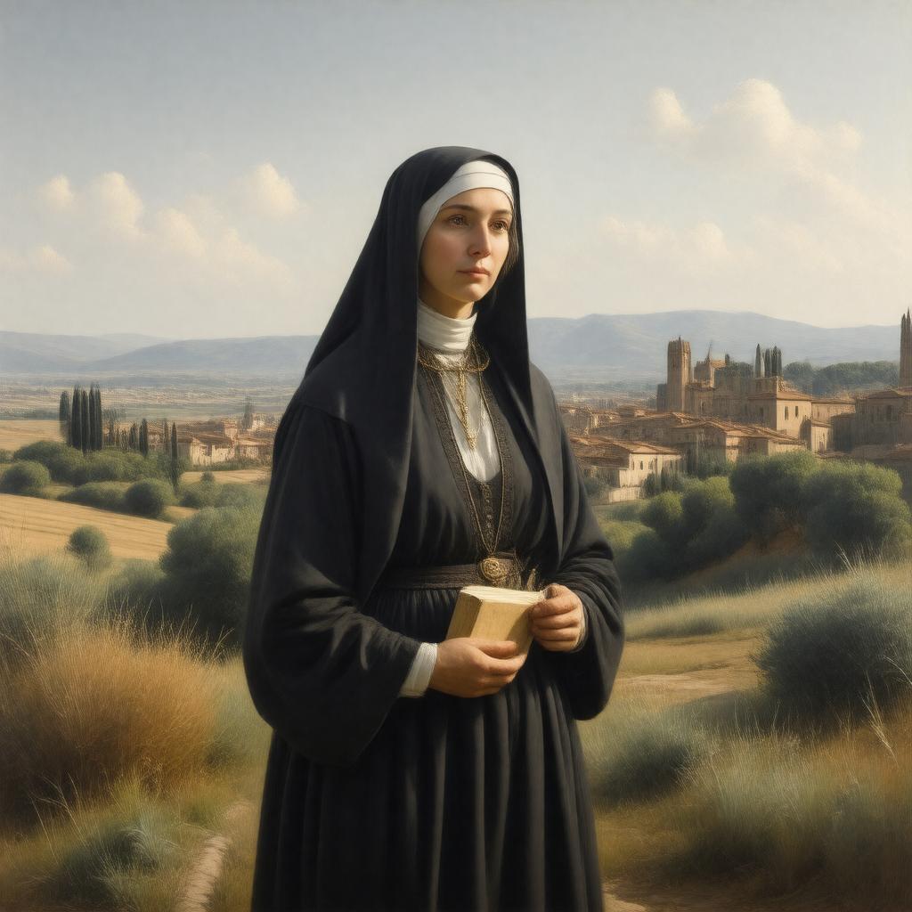 AI-created image of Antonia Alighieri