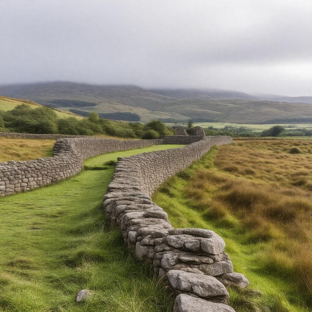 AI-created image of Antonine Wall