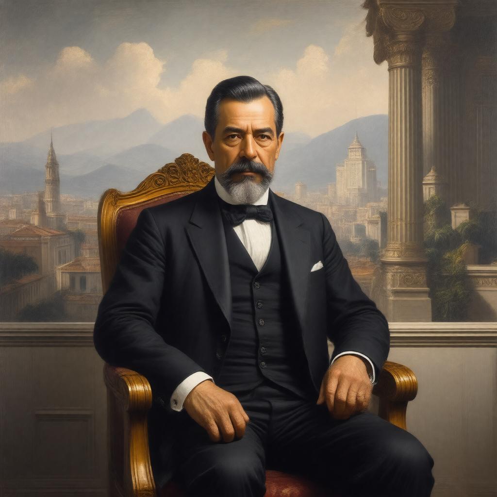 AI-created image of Antonio Guzmán Blanco