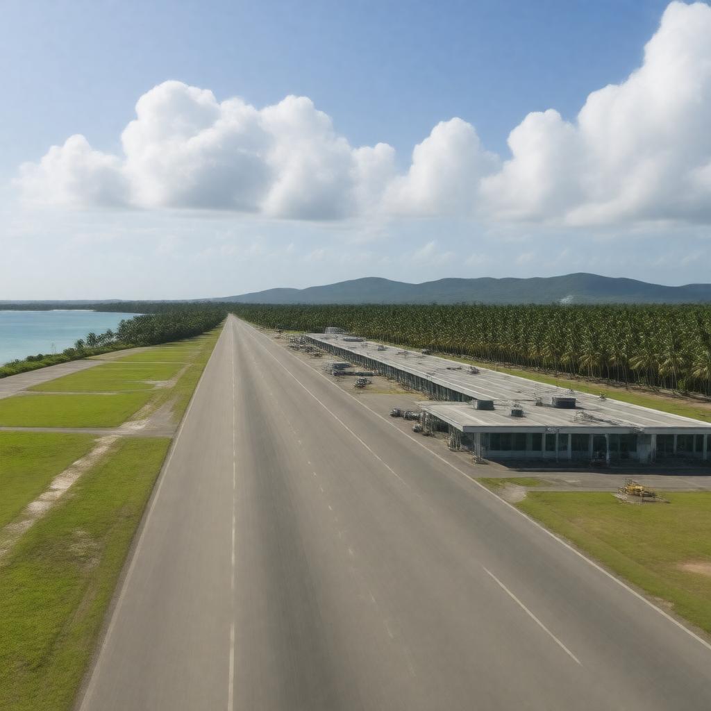 AI-created image of Antonio Maceo Airport