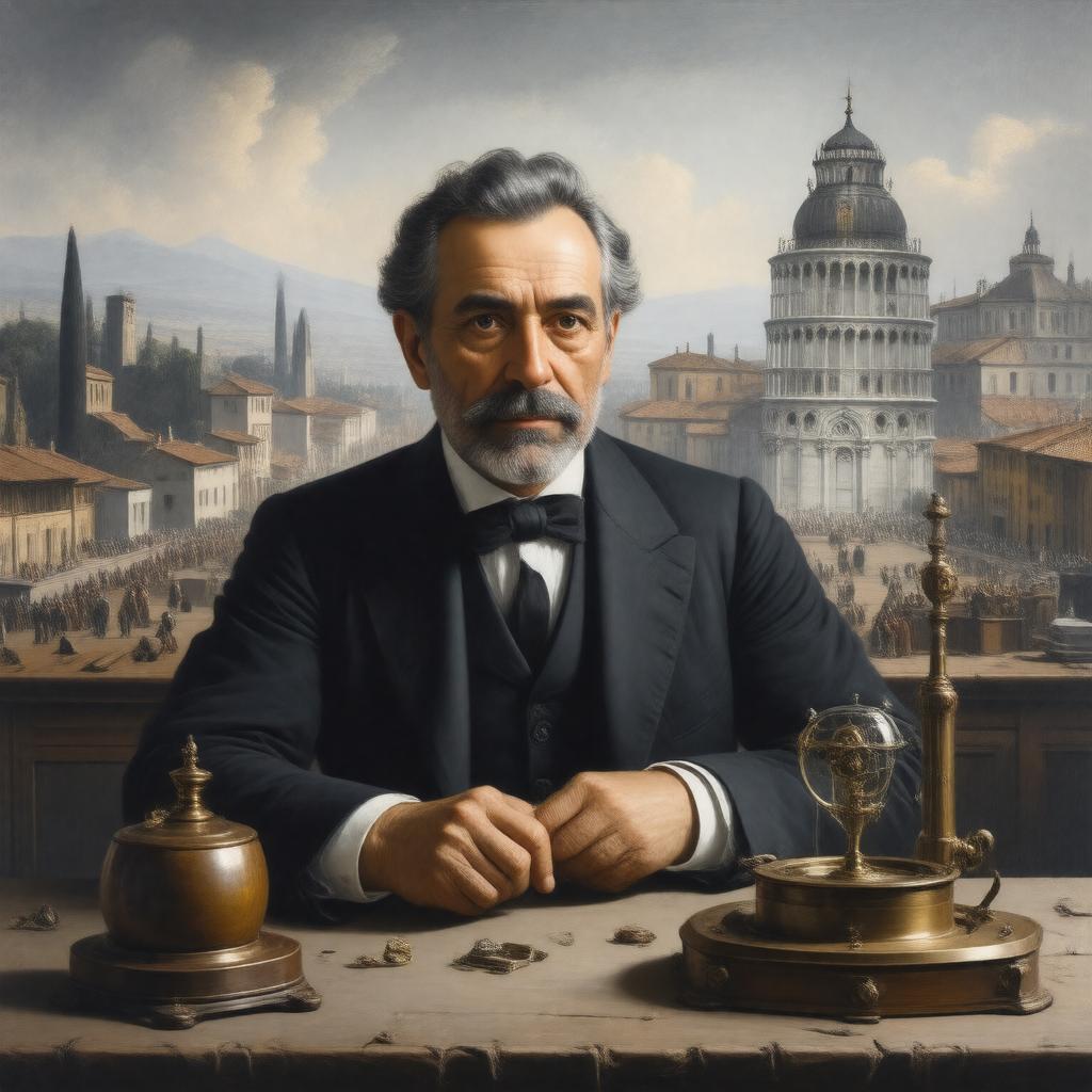 AI-created image of Antonio Pacinotti