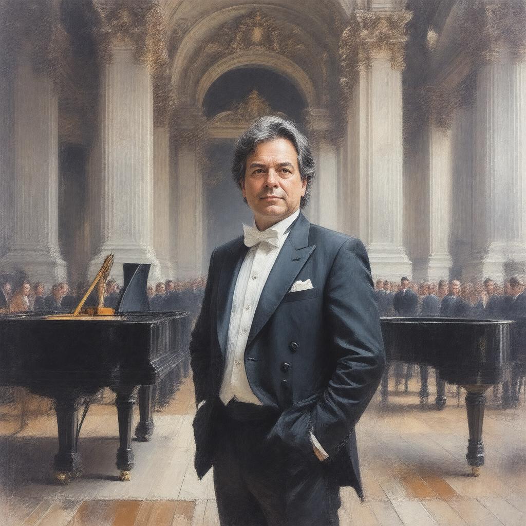 AI-created image of Antonio Pappano