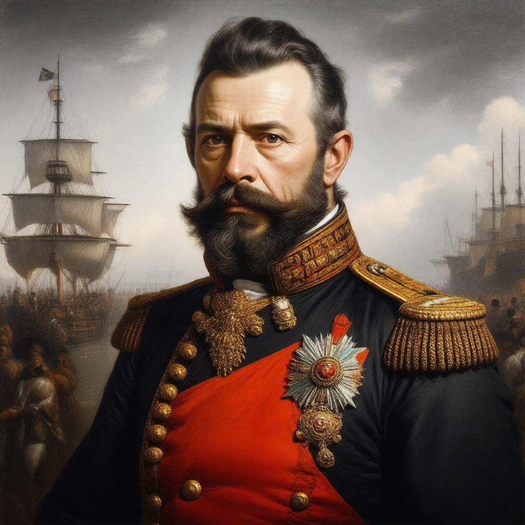 AI-created image of Antonio Valdés y Fernández Bazán